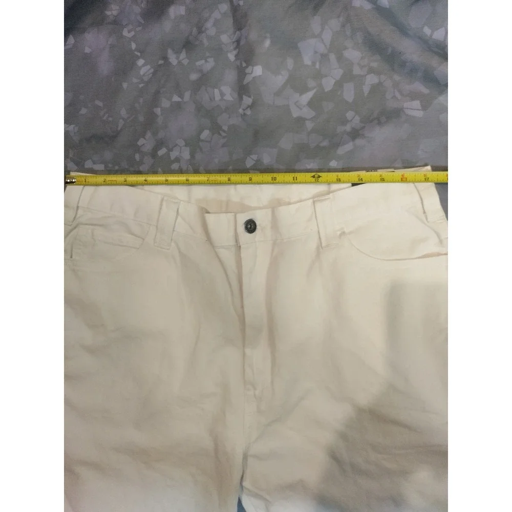 Dickies Mens White Utility Painter Pants Relaxed Straight Fit 36x32 NWT A861G0WH